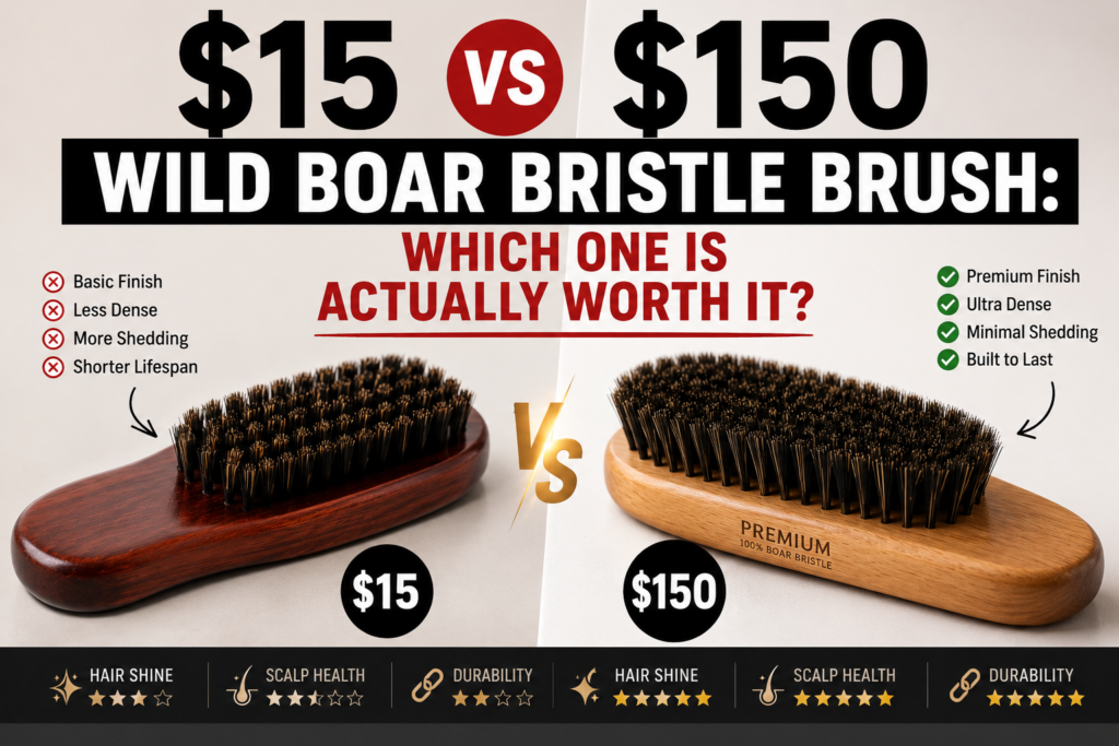 $15 vs $150 Wild Boar Bristle Brush: Which One Is Actually Worth It?