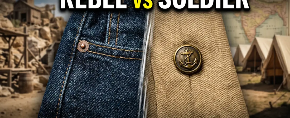 The Surprising History of Khaki and Jeans That Still Shapes