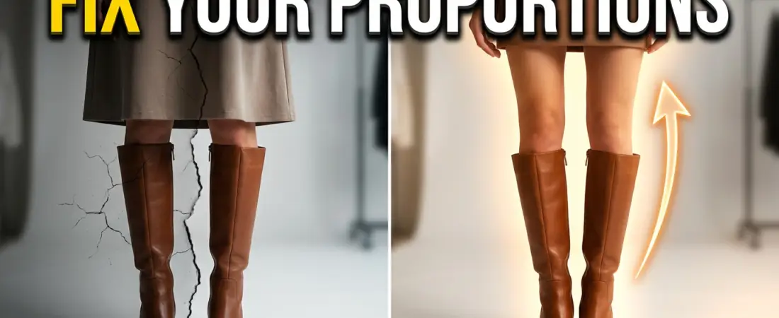 How to Style Dresses with Knee Length Boots Without Ruining