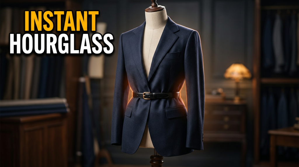 The Cinched Waist Blazer Trick That Instantly Makes