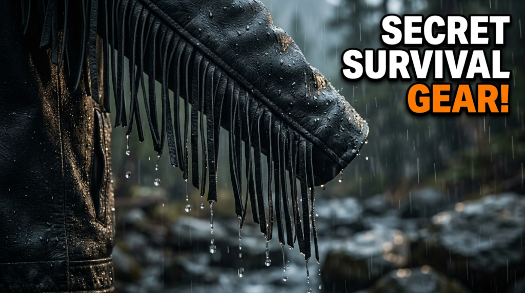 The Black Fringe Jacket Is Not Just Fashion — It Has a Survival